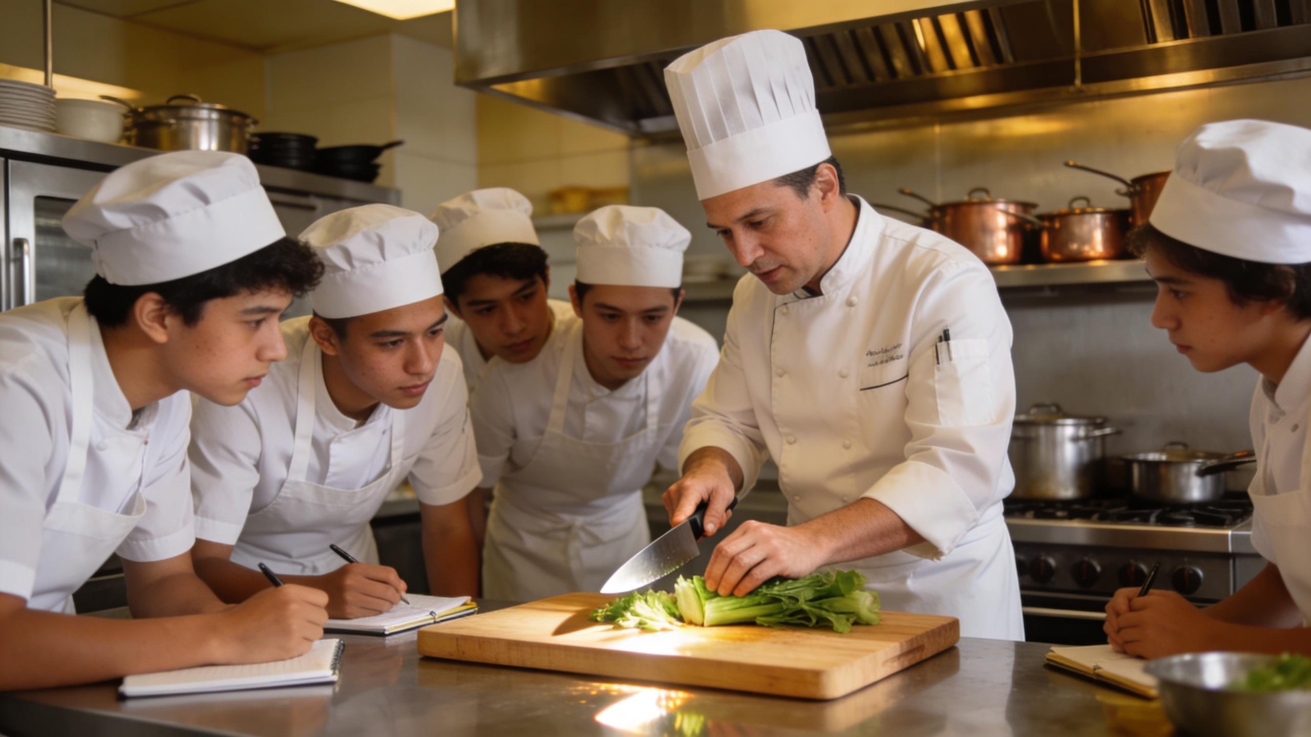 Kansas City culinary school students